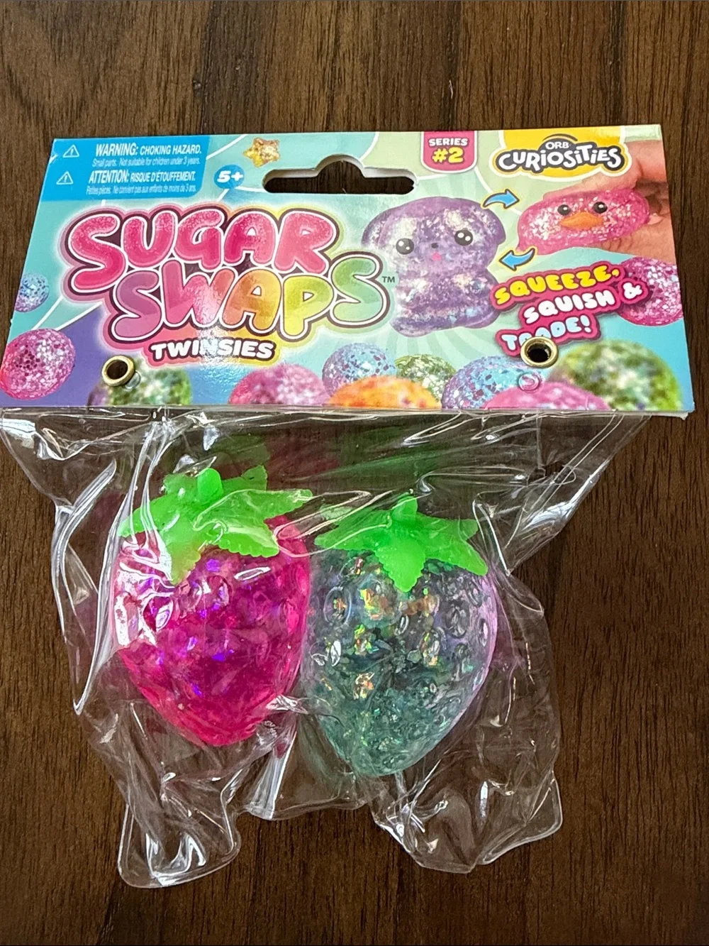 Rare Twinsies Squeeze Toy Pack - Pink & blue berries!